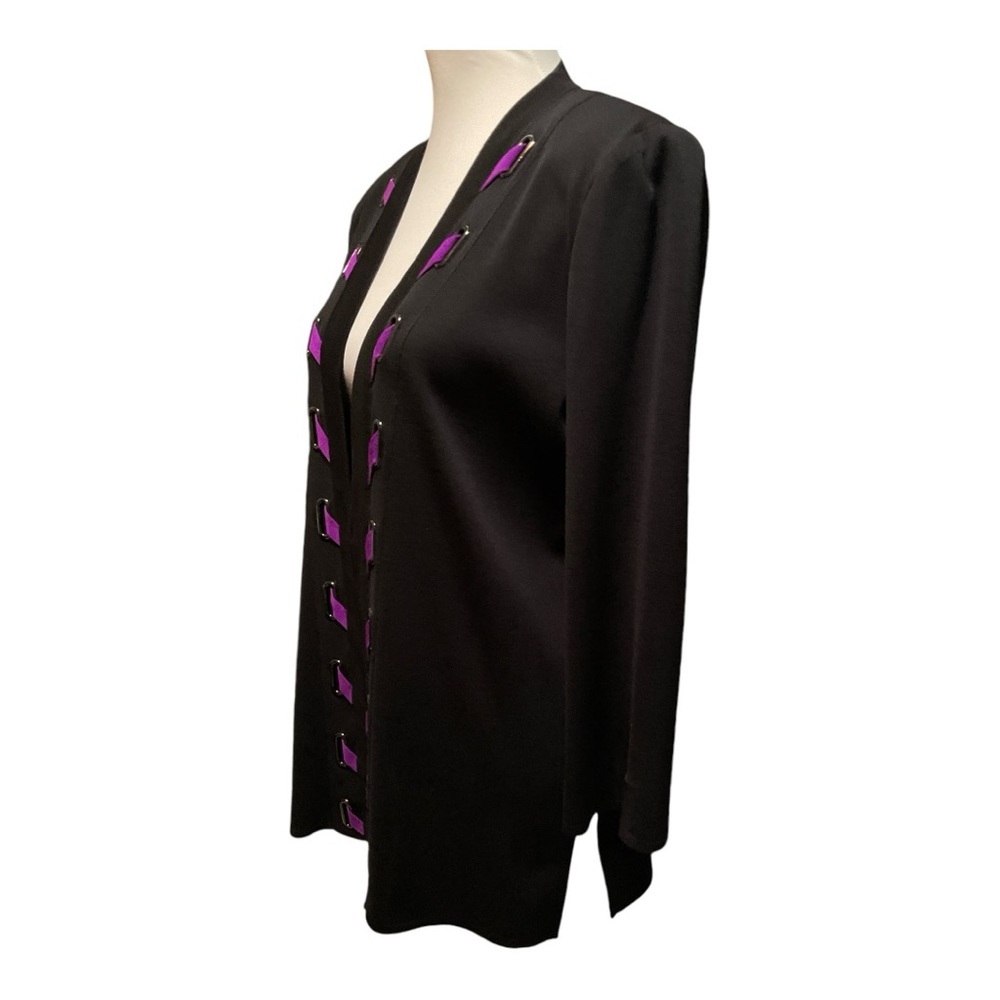 Misook Open Front Cardigan Size S - image 2